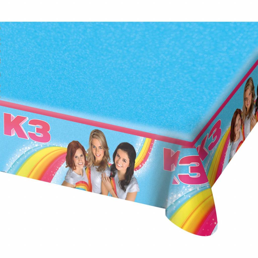 K3 Party Tafelkleed - 180 x 130cm afbeelding