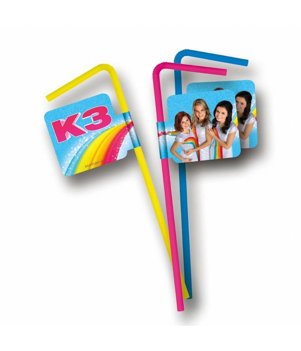 K3 Party Rietjes - 8 stuks