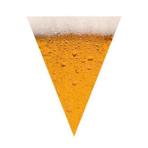 Vlaggenlijn Bier 6 meter, 15 vlaggen