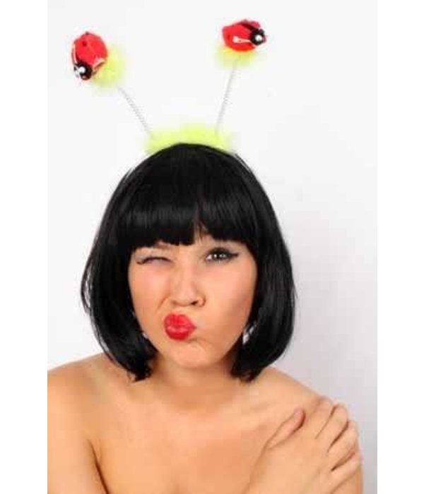 Hoofddiadeem pluche lieveheersbeestje