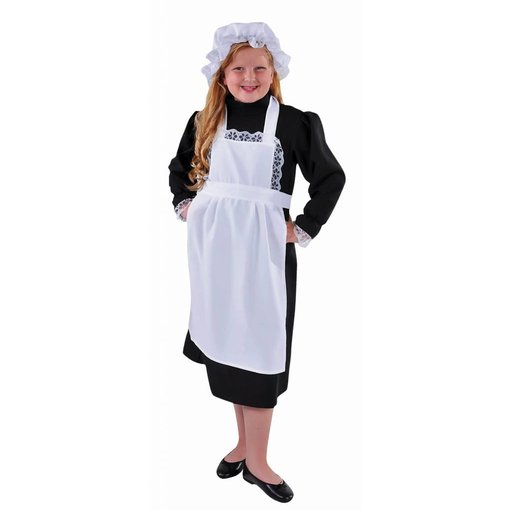 Dienstmeisje kostuum kind