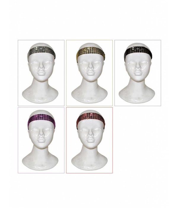 Disco Haarband diverse kleuren
