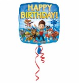 Paw Patrol Happy Birthday folieballon 43cm