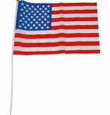 Amerika vlag op stok 30x45cm