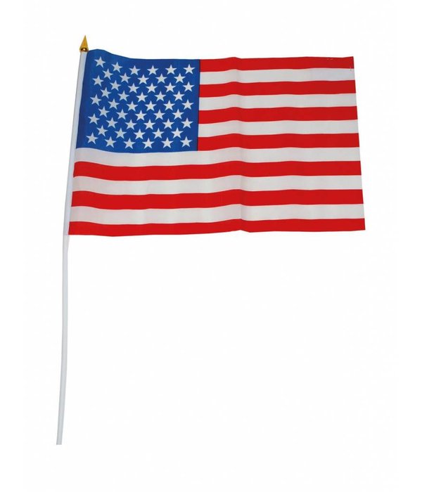 Amerika vlag op stok 30x45cm