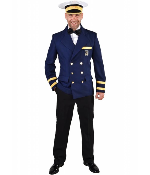 Luxe Colbert Kapitein blauw