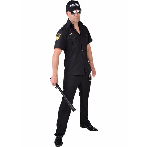 Politie Blouse heren Carnaval