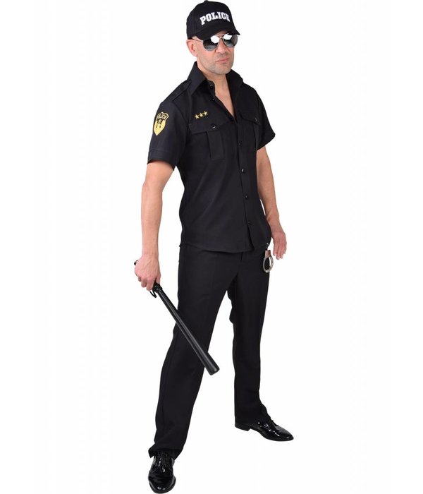 Politie Blouse heren Carnaval