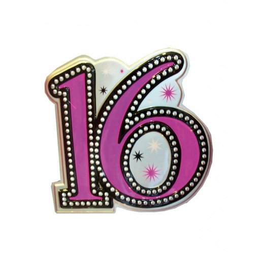 Wanddecoratie Sweet 16 - 30cm