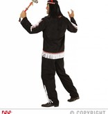 Indianen kostuum man zwart