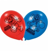 Super Mario Ballonnen 23cm 6 stuks
