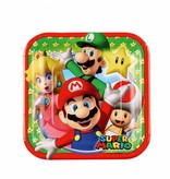 Super Mario gebakbordjes 18cm 8 stuks