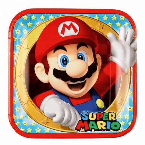 Super Mario Borden 23cm 8 stuks