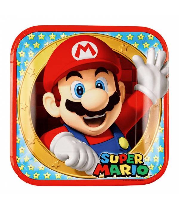 Super Mario Borden 23cm 8 stuks