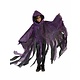 Griezelige Halloween cape kind paars
