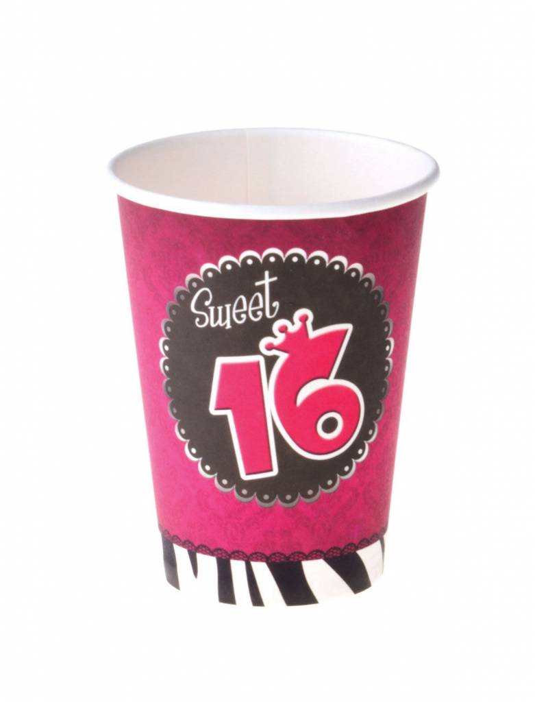 8 bekers Sweet 16