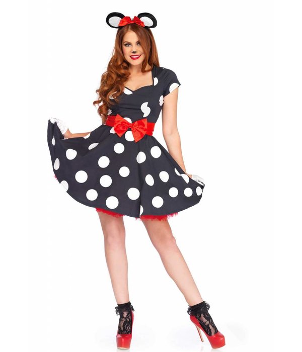 Miss Minnie Mouse kostuum