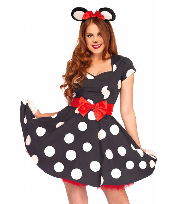 Miss Minnie Mouse kostuum Feestbazaar.nl