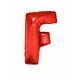 Folieballon Rood Letter 'F' groot
