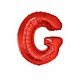 Folieballon Rood Letter 'G' groot