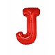 Folieballon Rood Letter 'J' groot