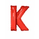 Folieballon Rood Letter 'K' groot