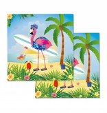 Flamingo Servetten 33x33cm - 20 stuks