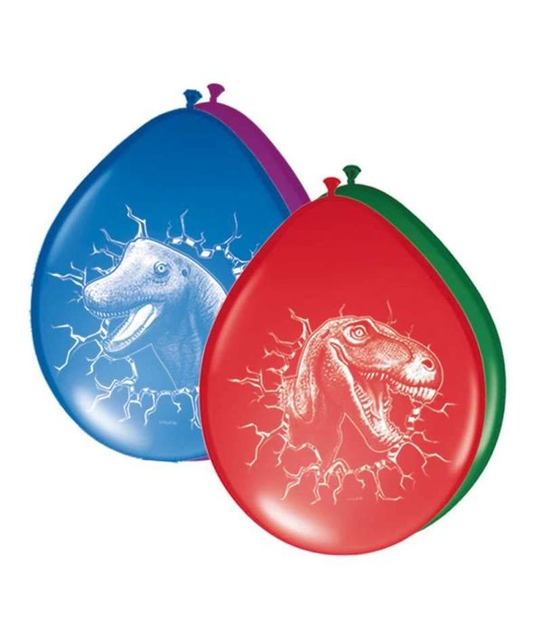 Dinosaurus Ballonnen - 6 stuks