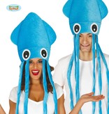 Blauwe Octopus hoed