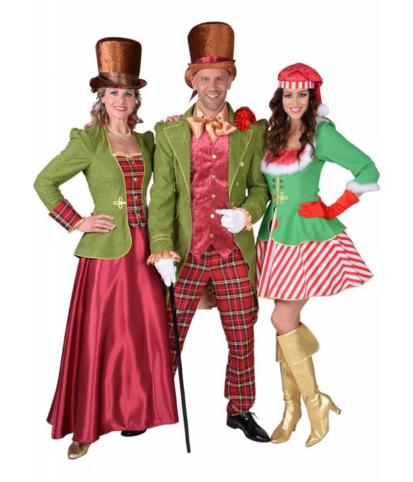 Kerstelf Kostuum Vrouw