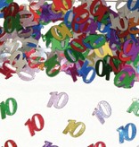 Tafeldecoratie / sierconfetti nummer 10