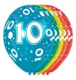10 Jaar Verjaardag Ballonnen 5 stuks