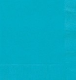 Caribbean Teal servetten 20 stuks