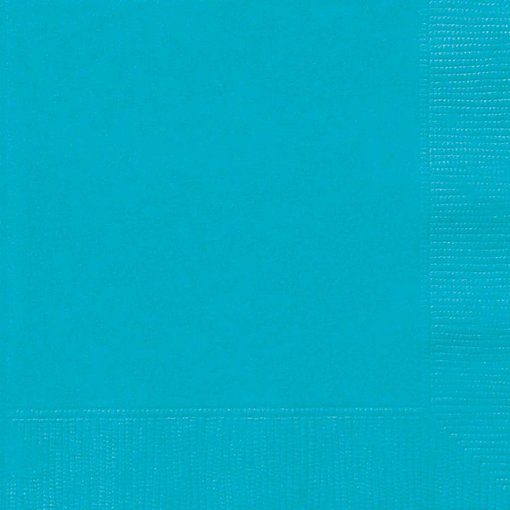 Caribbean Teal servetten 20 stuks