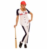 All Star Honkbal Vrouw Kostuum