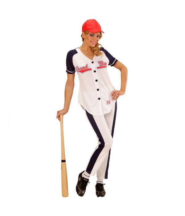 All Star Honkbal Vrouw Kostuum