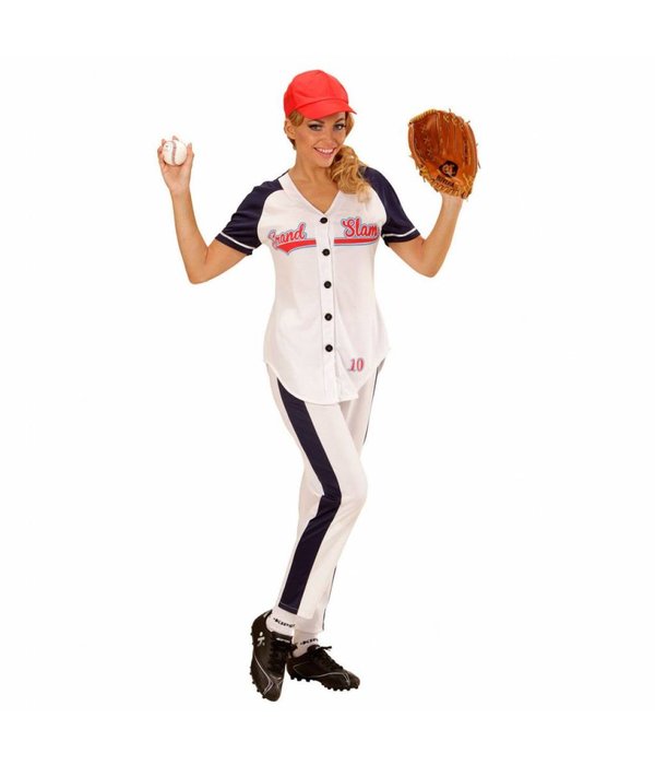 All Star Honkbal Vrouw Kostuum