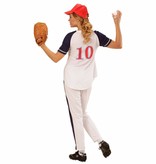 All Star Honkbal Vrouw Kostuum