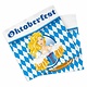 Oktoberfest Bierpullen Servetten 33x33cm - 20 stuks