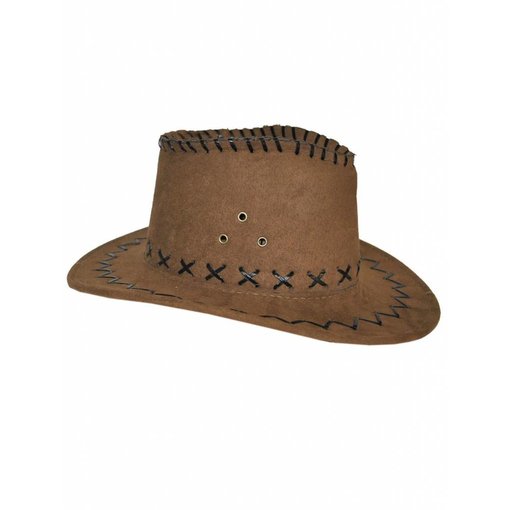 Cowboyhoed bruin kind