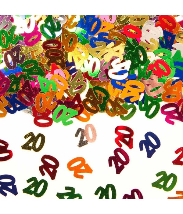 20 Jaar Tafeldecoratie / Sierconfetti