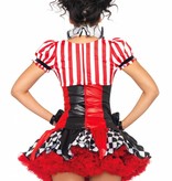 Sexy Harlequin Clown Kostuum