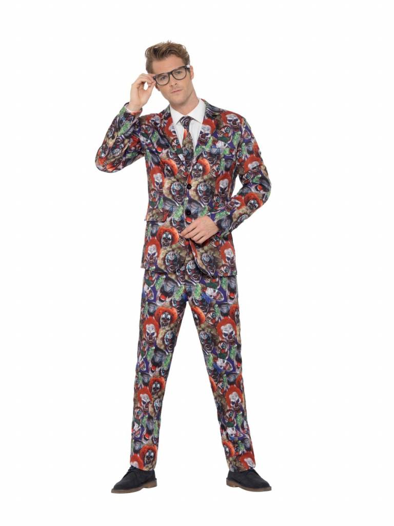 Evil Clown Stand Out Suit afbeelding