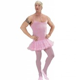 Ballerina man kostuum roze