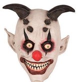 Horror Clown masker horens