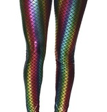 Legging Regenboog zeemeermin stretch