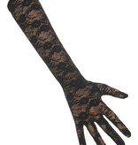 Handschoen kant lang zwart