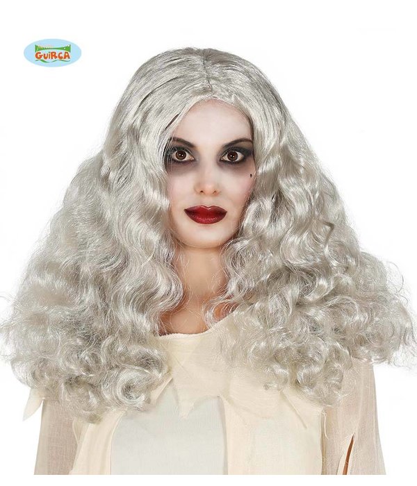 Zilver Pruik Bobby Halloween