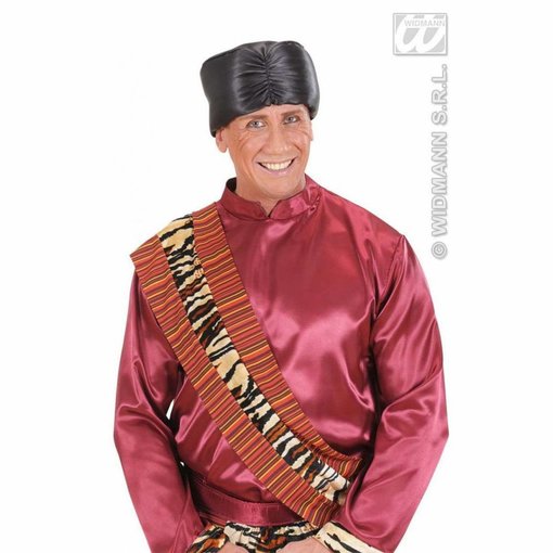 Tulband Satijn Zwart