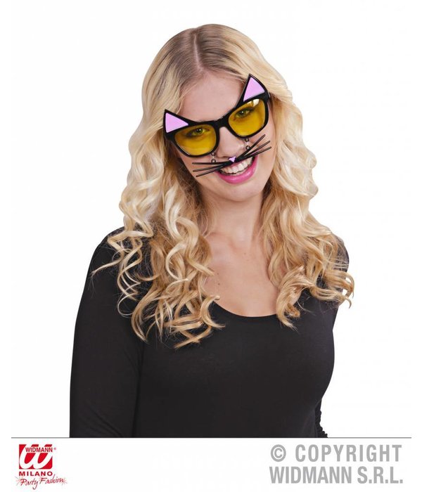 Bril Kater met snorharen